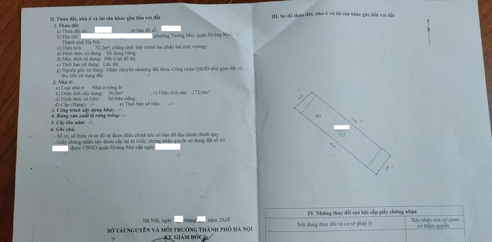 Nhà mặt phố Trần Đại Nghĩa, 72m2 x 4 tầng, mặt tiền 4.2m, sổ vuông, giá 21 tỷ