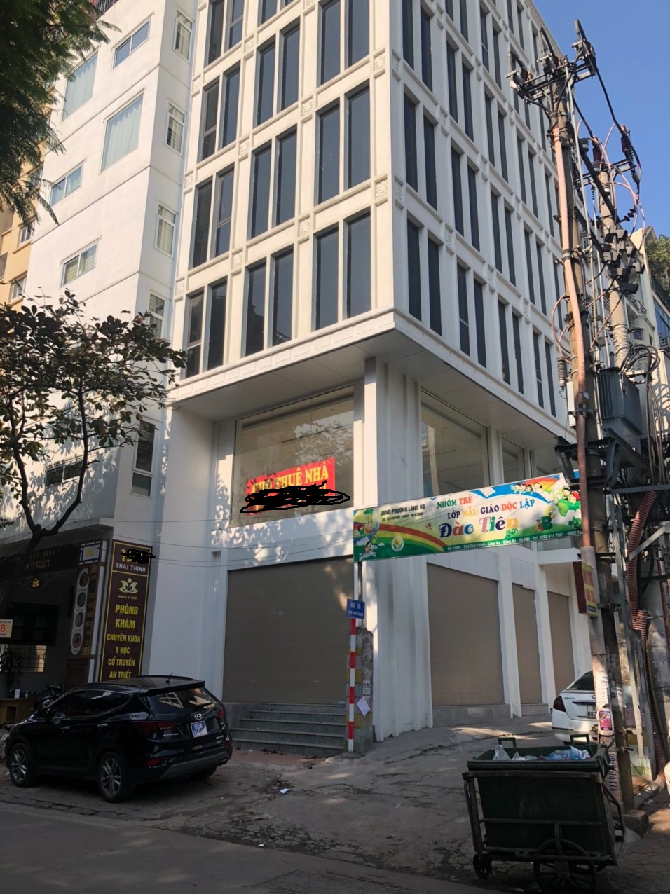 Cho thuê nhà nguyên căn phố Thái Thịnh nhà 7 tầng, sàn 100m2 mặt tiền 7m, lô góc