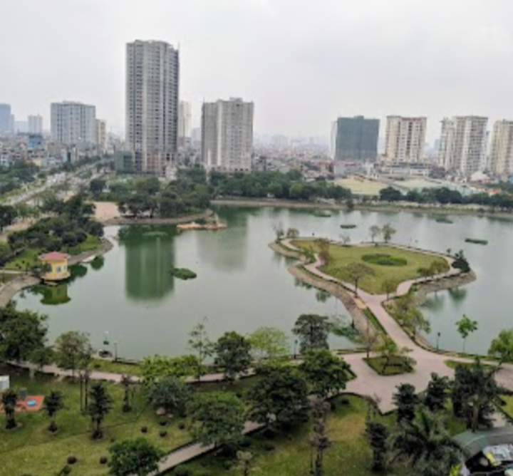 3 tỷ hơn 42 m x 4 tầng x 3.7 m mặt hồ đền lừ , nhà to đẹp sổ đỏ chính chủ nhà 19 tặng nội thất