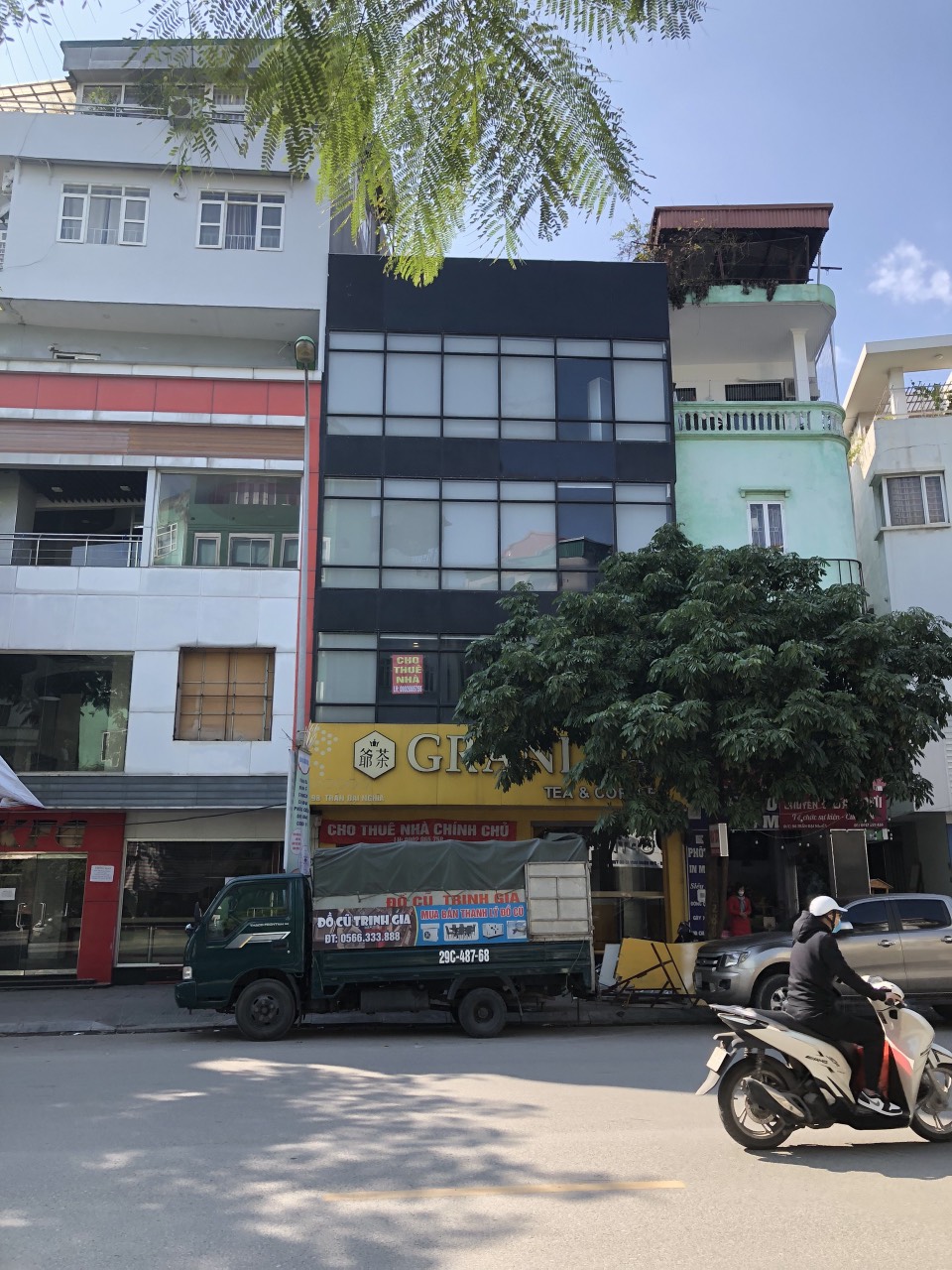 cho thuê nhà mặt phố Huế, diện tích 70m2, 4 tầng, mặt tiền 5m