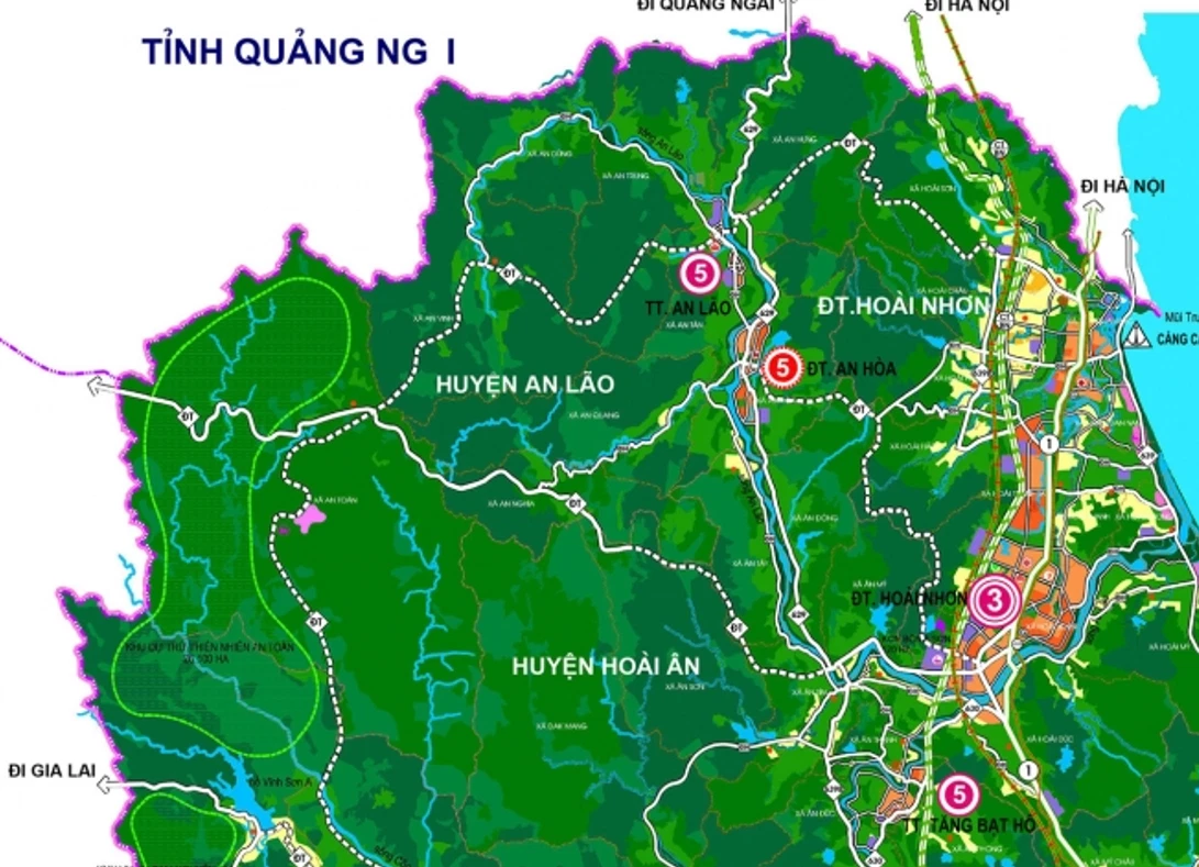 Bản đồ quy hoạch sử dụng đất huyện An Lão, tỉnh Bình Định 2 Quy hoạch An Lão 2