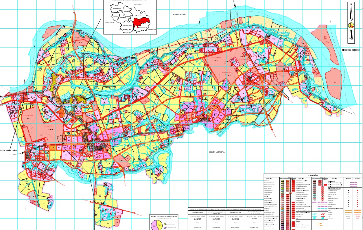 Bản đồ quy hoạch sử dụng đất huyện Gia Bình, tỉnh Bắc Ninh. 2 Quy hoạch Gia Bình 2