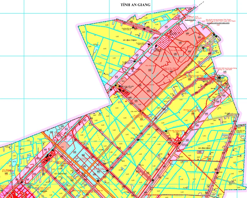 Bản đồ quy hoạch sử dụng đất xã Vĩnh Trinh, huyện Vĩnh Thạnh, TP Cần Thơ 2 Quy hoạch Vĩnh Thạnh 2