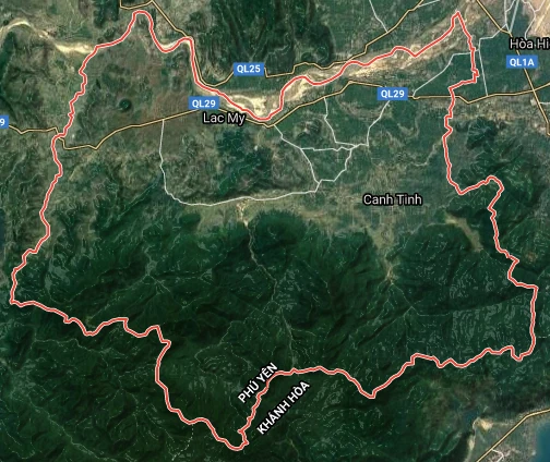 bản đồ quy hoạch Tây Hòa