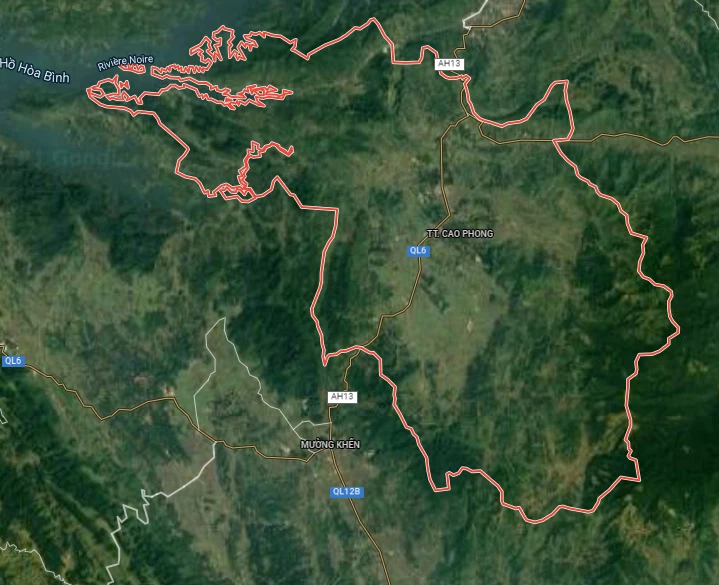 Bản đồ quy hoạch sử dụng đất huyện Cao Phong, tỉnh Hòa Bình 1 quy hoạch Cao Phong