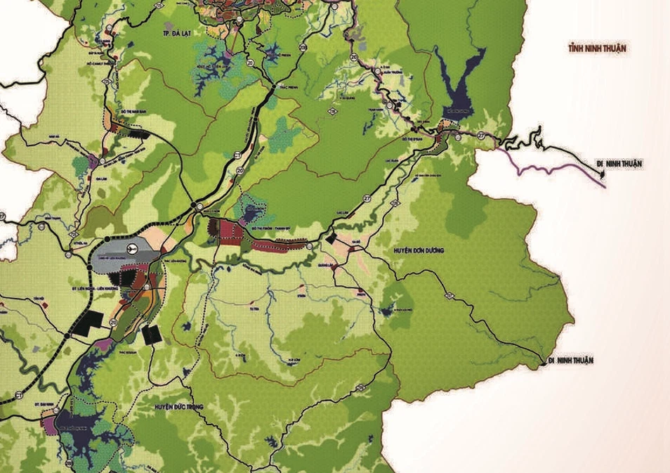 Bản đồ quy hoạch sử dụng đất huyện Đơn Dương, tỉnh Lâm Đồng 2 quy hoạch Đơn Dương 2