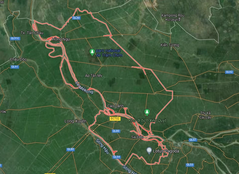 Bản đồ quy hoạch sử dụng đất tỉnh Đồng Tháp 1 quy hoạch Đồng Tháp 1