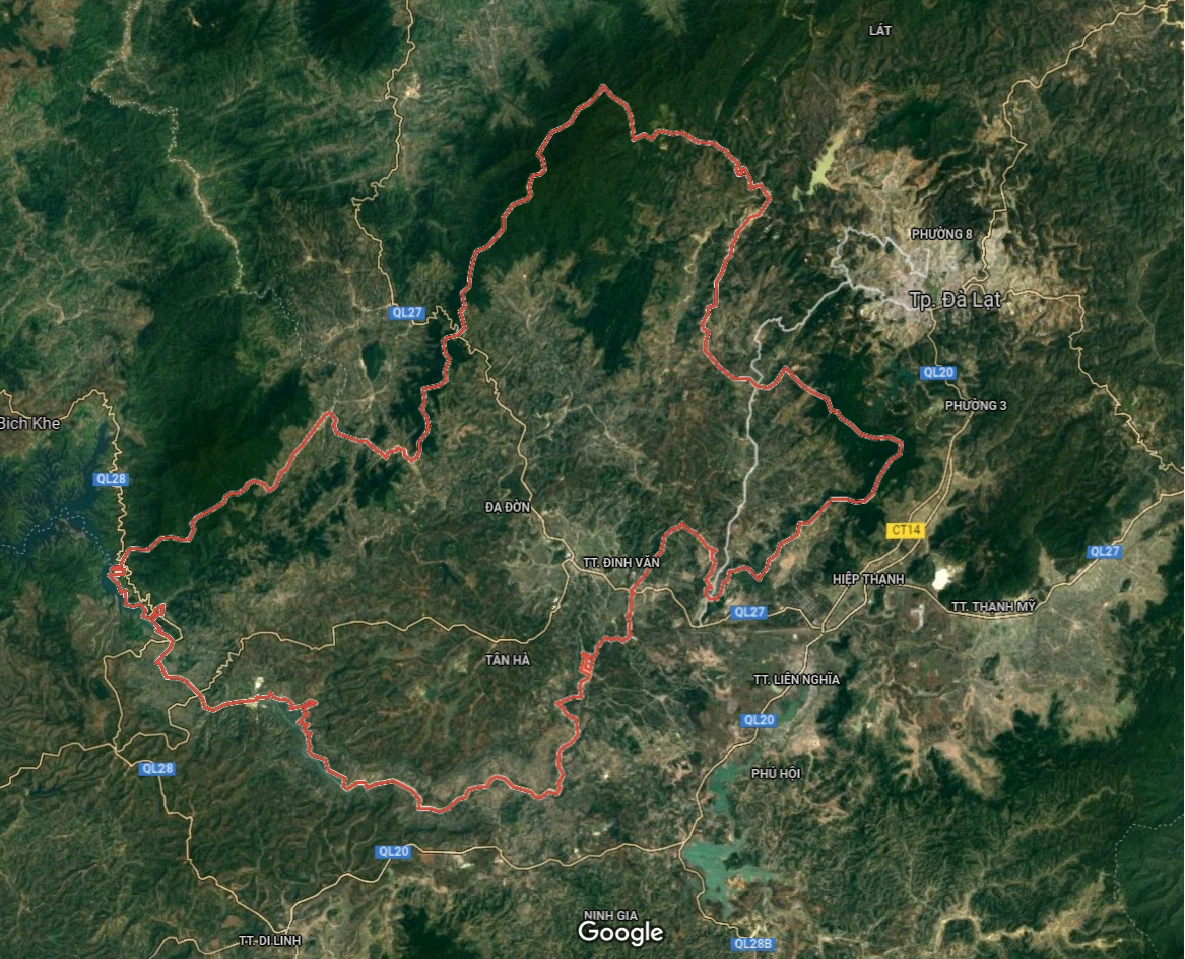 Bản đồ quy hoạch sử dụng đất huyện Lâm Hà, tỉnh Lâm Đồng 1 quy hoạch Lâm Hà