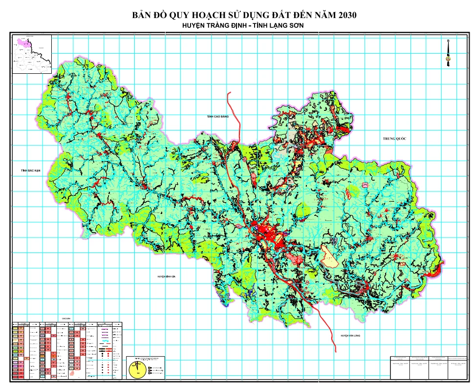 Bản đồ quy hoạch sử dụng đất huyện Tràng Định, tỉnh Lạng Sơn 2 quy hoạch Tràng ĐỊnh 2