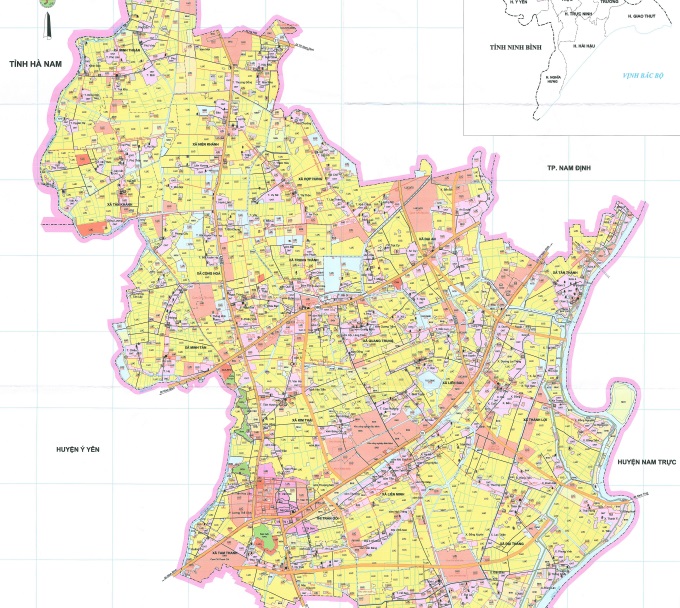 Bản đồ quy hoạch sử dụng đất Huyện Vụ Bản tỉnh Nam Định đến 2030 1 quy hoạch Vụ Bản