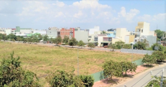 Đất thổ cư 2 mặt tiền đường Thống Nhất, trung tâm TP. Phan Rang