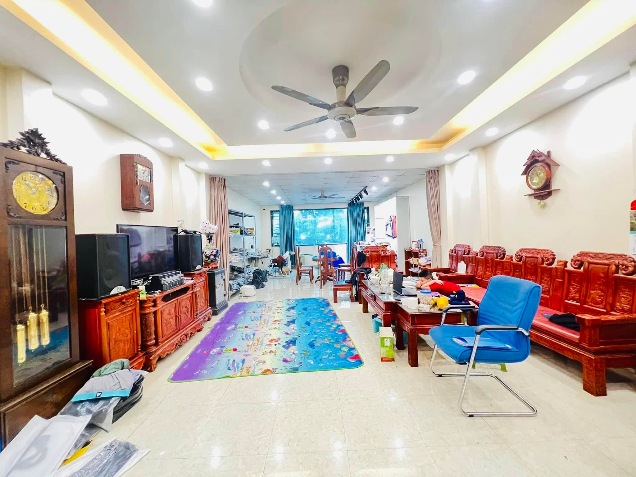 Nhà mặt phố Tân Khai, Lĩnh Nam, 80m2 đã xây lùi, MT 6m, 19 tỷ, 0985868893