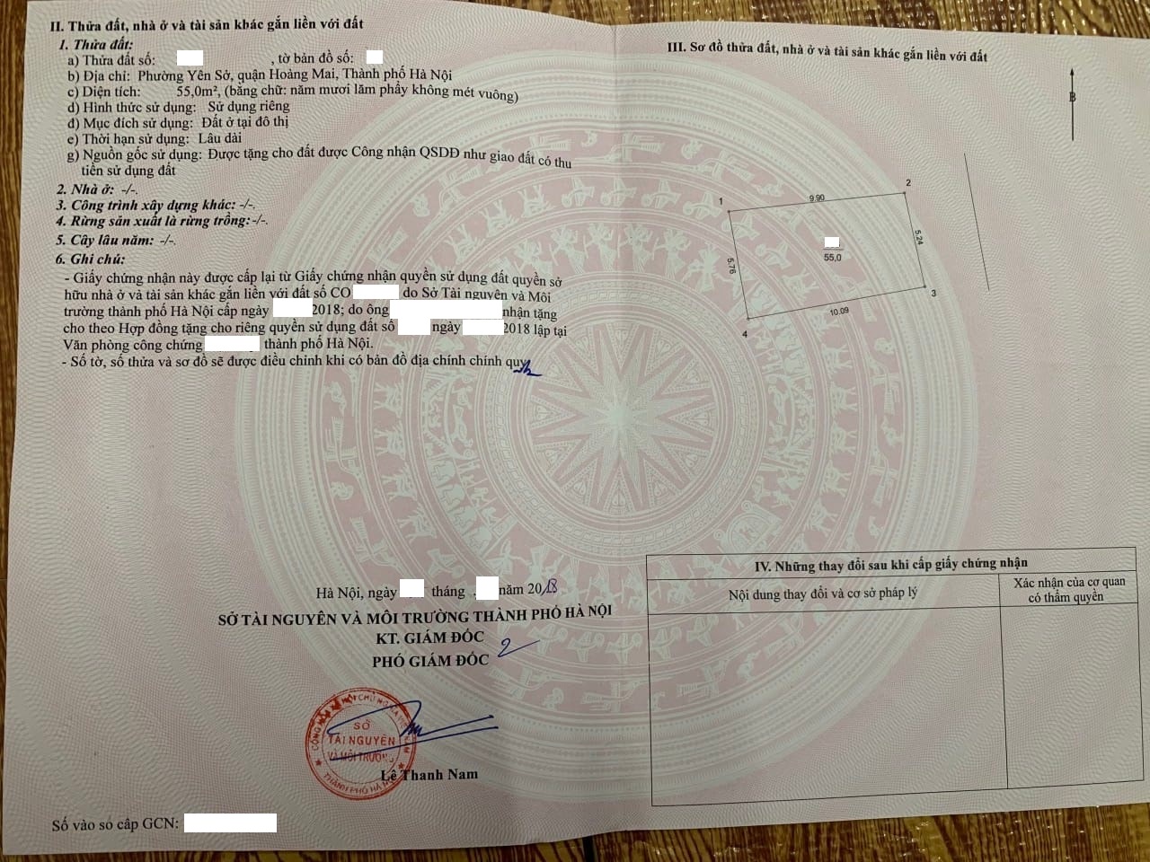 Nhà mặt phố Tam Trinh quy hoạch xong, 55m2 x 5T, MT 5.3m, 16.5 tỷ, 0867195893