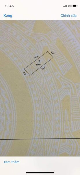 Bán thửa đất vuông đét ở Kim Giang, ô tô đỗ cửa, 70m2 MT 5m, giá 5,2 tỷ