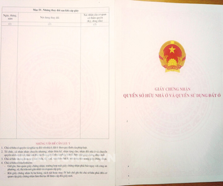 Sổ hồng và 3 thông tin quan trọng bạn cần biết 1 so-hong-1