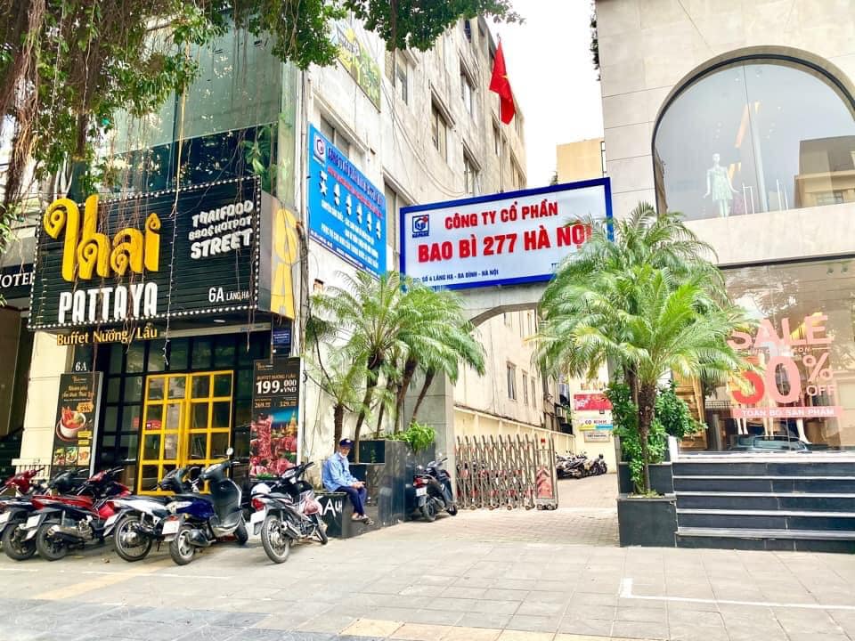 Cho Thuê nhà MP Láng Hạ 80mxMặt tiền 9m5 Giá 70 triệu/tháng