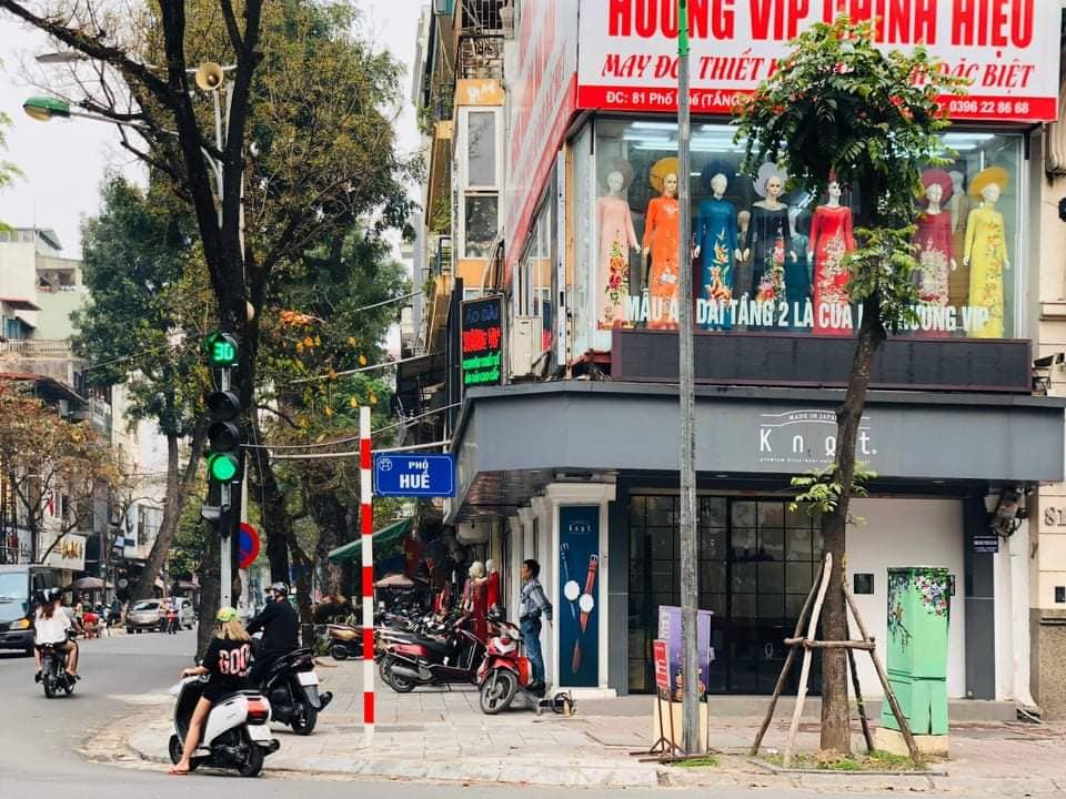 Mặt tiền lô góc kinh doanh đỉnh Phố Huế dt 60m2, mt 15m, giá 22 tỷ