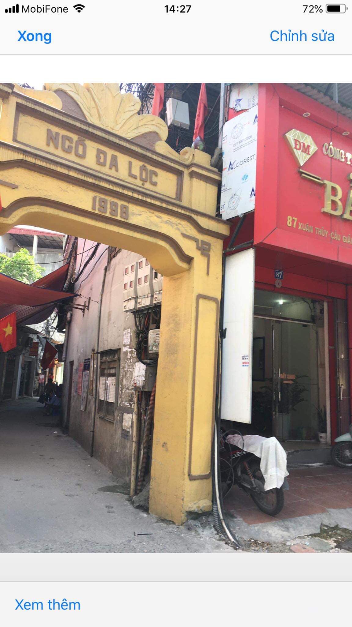 Bán nhà mặt phố Xuân Thủy Cầu Giấy diện tích 72m- mặt tiền 4,5m- lô góc- vỉa hè kinh doanh