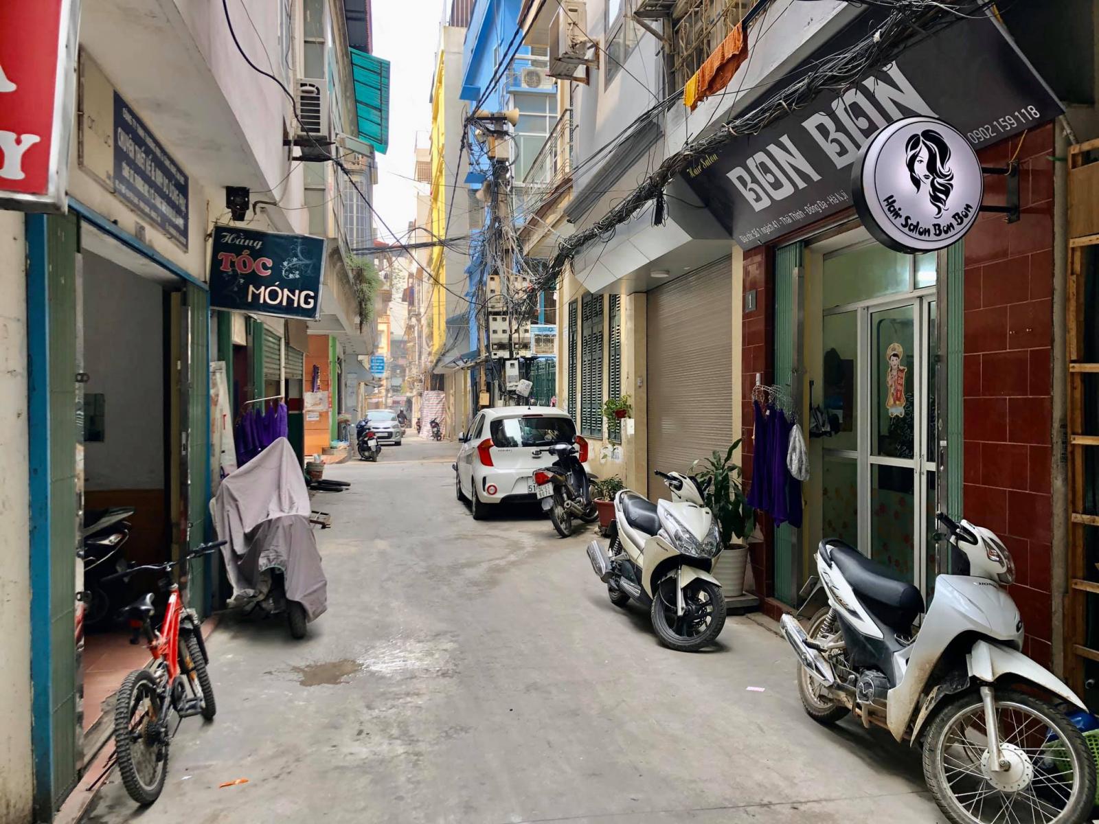 BÁN NHÀ MẶT NGÕ THÁI THỊNH 1, Q. ĐỐNG ĐA, 75 M, LÔ GÓC, Ô TÔ TRÁNH, 5 T, KINH DOANH ĐẮC ĐỊA.