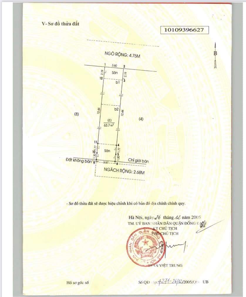 💥Nhà phân lô thoáng trước sau. Ô tô đỗ cửa. Thái Hà, Đống Đa. DT: 63m x 3T. Chỉ 9,999 tỷ.