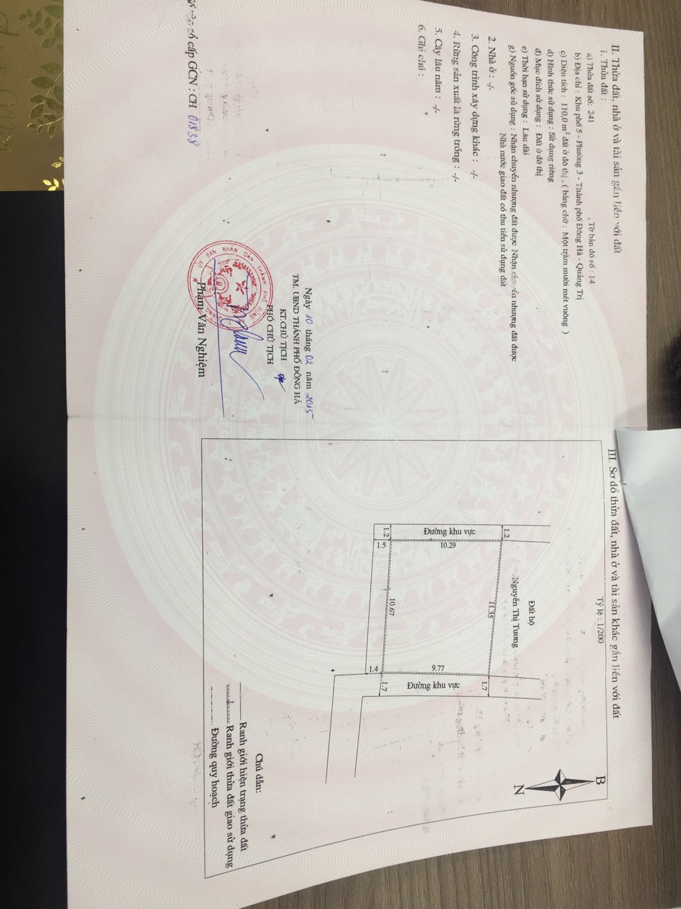 CẦN BÁN GẤP NHÀ KIỆT QL9, P3 ĐÔNG HÀ GIÁ CHỈ 1TỶ 450