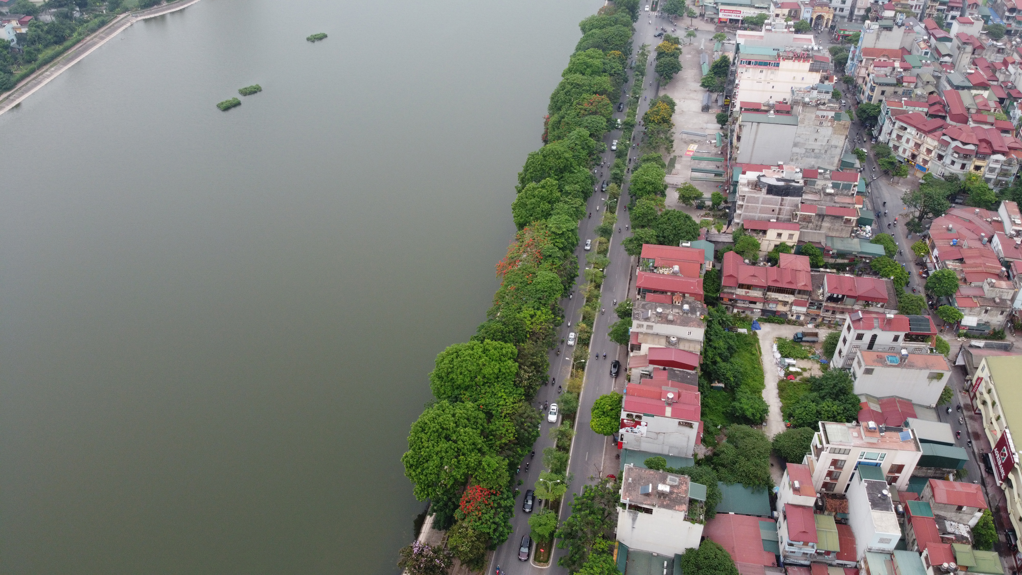 BÁN NHÀ MẶT PHỐ Q.HOÀNG MAI 132M2 - 5 TẦNG - VIEW HỒ