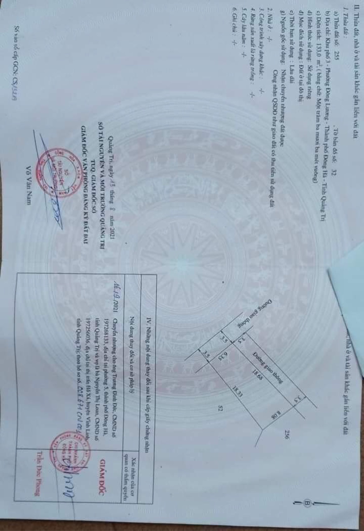  Đất thổ cư phân lô, siêu đẹp, gần trung tâm TP Đông Hà 