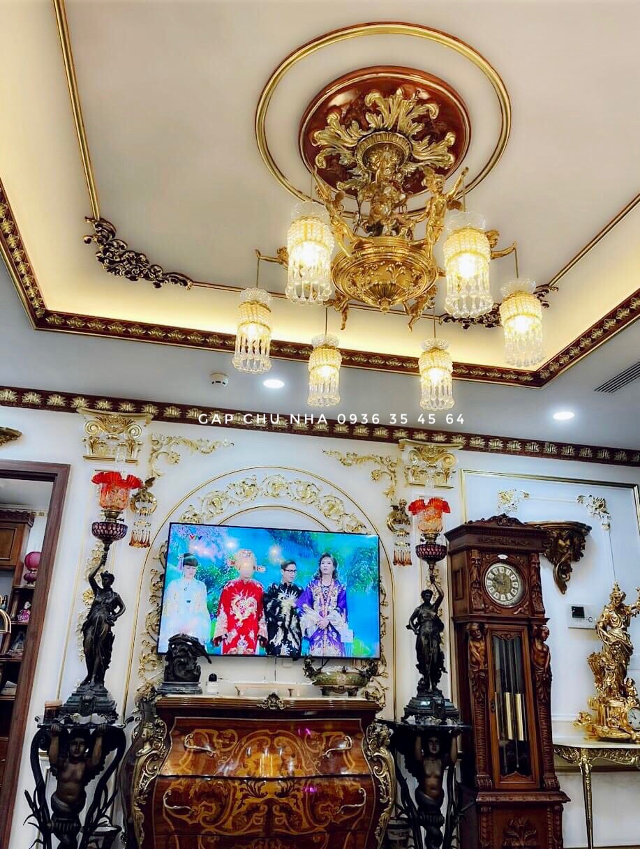 Sang nhượng căn hộ GOLDEN PARK - nội thất nhập khẩu - full đồ cổ Châu Âu dát vàng đẳng cấp