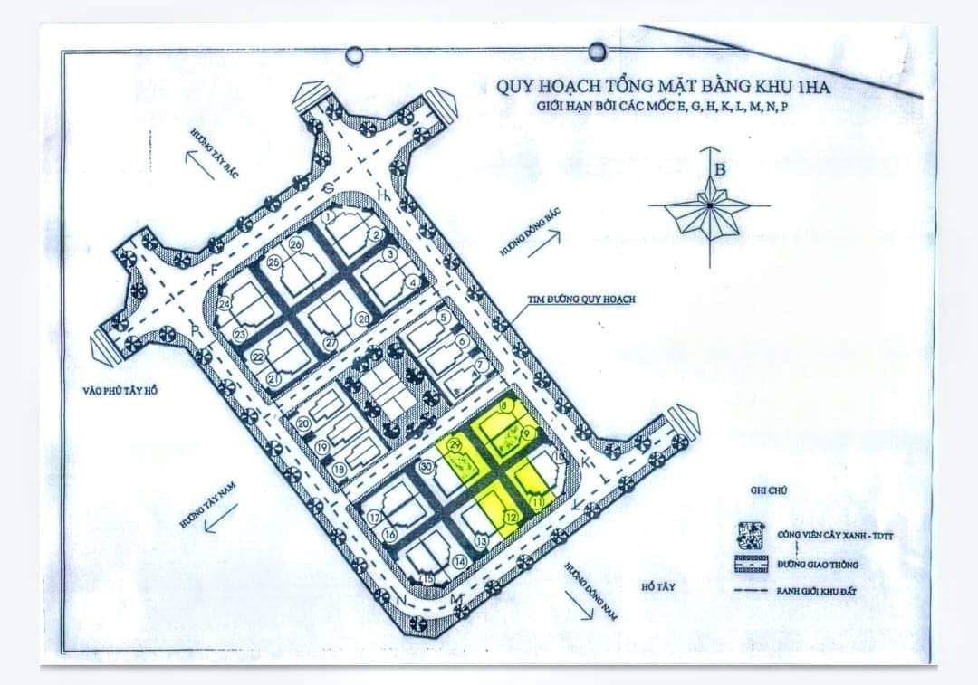 BÁN BIỆT THỰ QUẢN AN TÂY HỒ TRÊN ĐẤT KIM CƯƠNG DÀNH CHO VUA - CHO ĐẠI GIA.