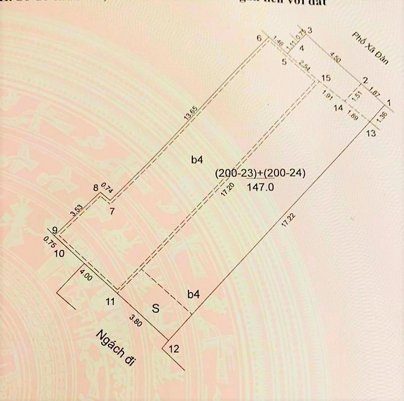 Nhà Ngon-Mặt Phố Xã Đàn–2 Mặt tiền Trước Sau–2 Thang Máy 9 Tầng 135 Tỷ