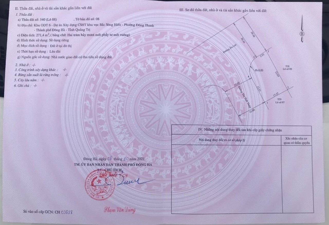 CẦN TIỀN BÁN NHANH 3 LÔ ĐẤT KĐT BẮC SÔNG HIẾU, THÍCH HỢP ĐẦU TƯ, XÂY BIỆT THỰ