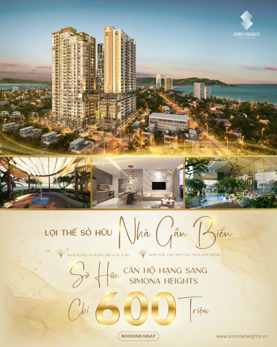 Tài chính 600 triệu quay đầu sở hữu căn hộ hạng sang Simona Heights