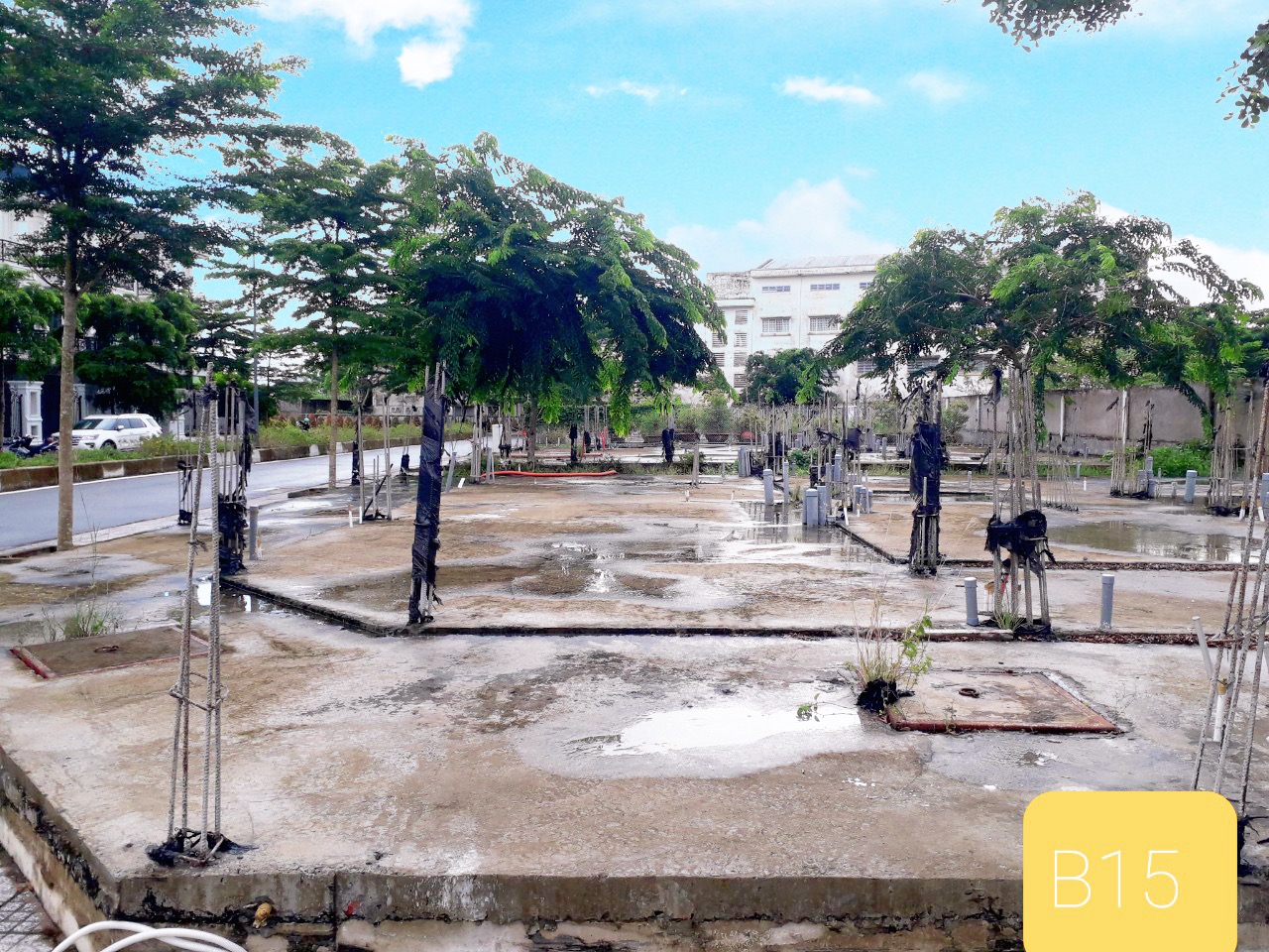 Cần bán nền ngay góc 2 mặt tiền kèm móng chắc chắn