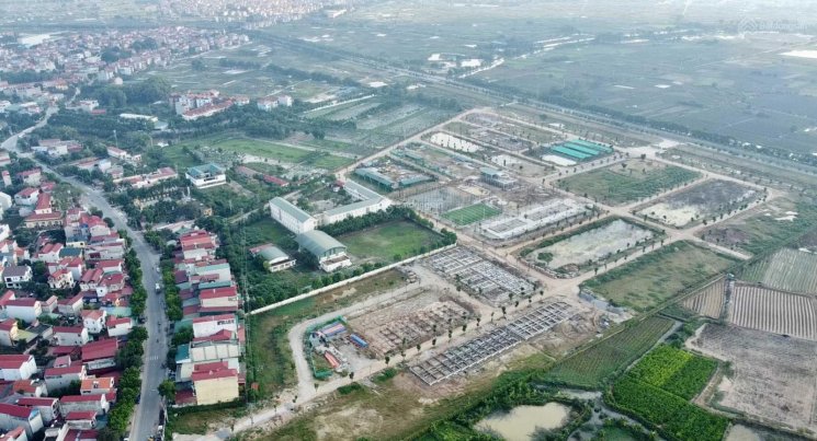 Bán lô biệt thự dự án Ceohomes Hana Garden Mê Linh mặt cụm tiện ích dự án