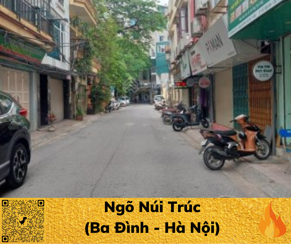 Bán nhà mặt tiền Ngõ Núi Trúc, Ba Đình, kinh doanh đa dạng, 66m2