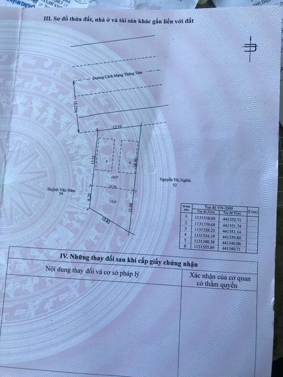 Cần bán 303,1m2 có 200m2 ở đô thị , mặt đường Cách Mạng Tháng 8, Khu Phố 10, Phường Dương Đông, TP Phú Quốc.