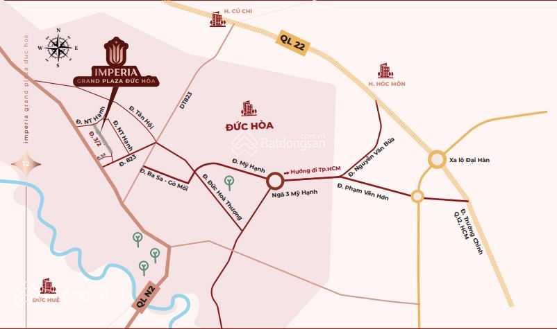 CHỈ TỪ 800TR SỞ HỮU NGAY SHOPHOUSE MẶT PHỐ SỔ ĐỎ LÂU DÀI THUỘC DỰ ÁN IMPERIA GRAND PLAZA ĐỨC HÒA.