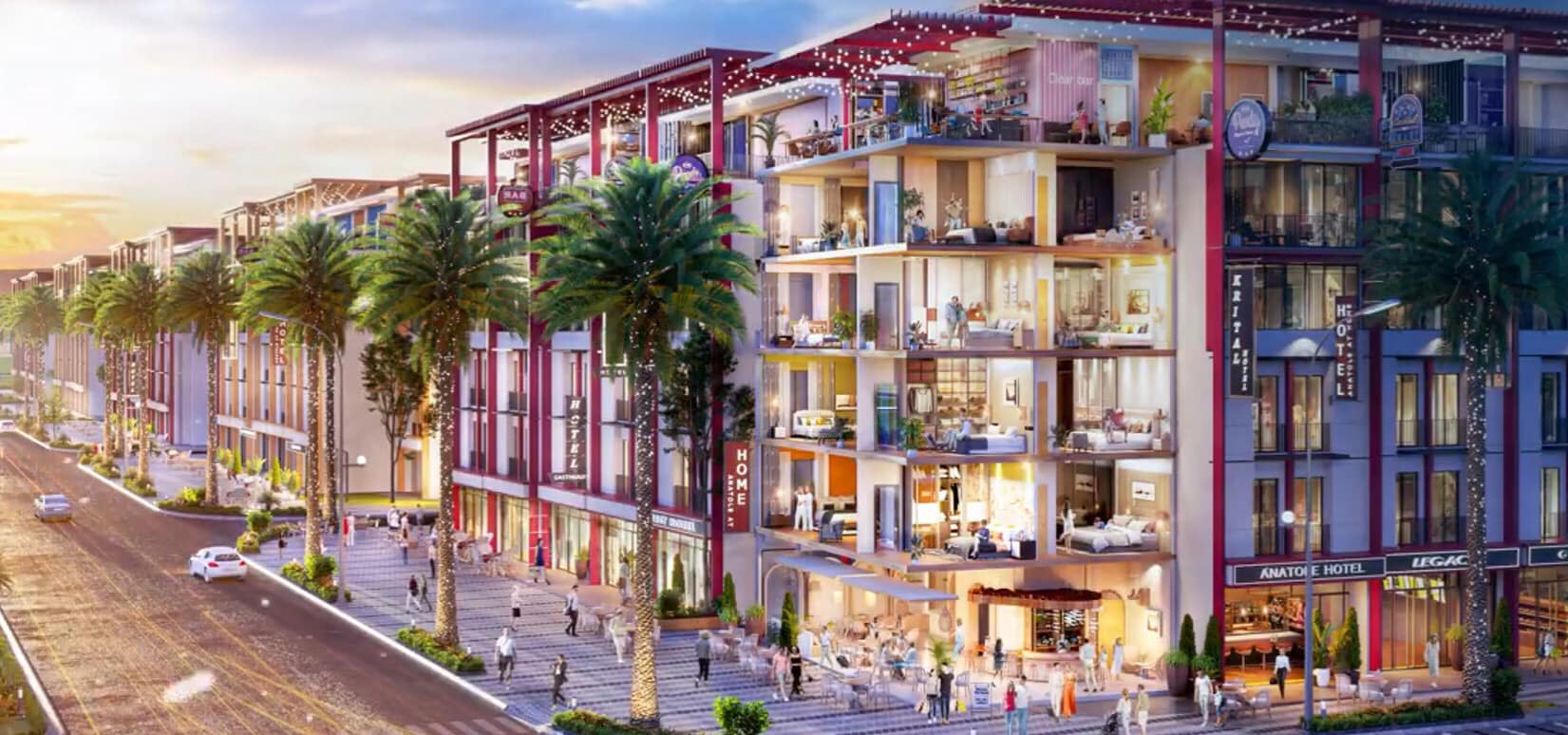 Shoptel biển 2 mặt tiền, cam kết mua lại từ CĐT, tổ hợp đô thị nghỉ dưỡng Thanh Long Bay Bình Thuận