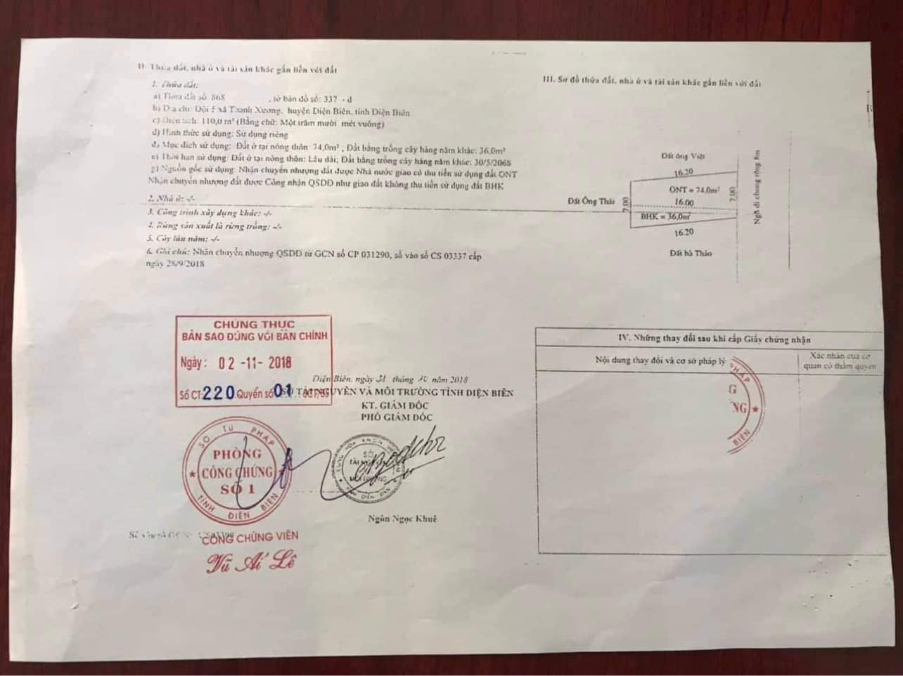 BÁN Ô ĐẤT KHU BOM LA, HUYỆN ĐIỆN BIÊN