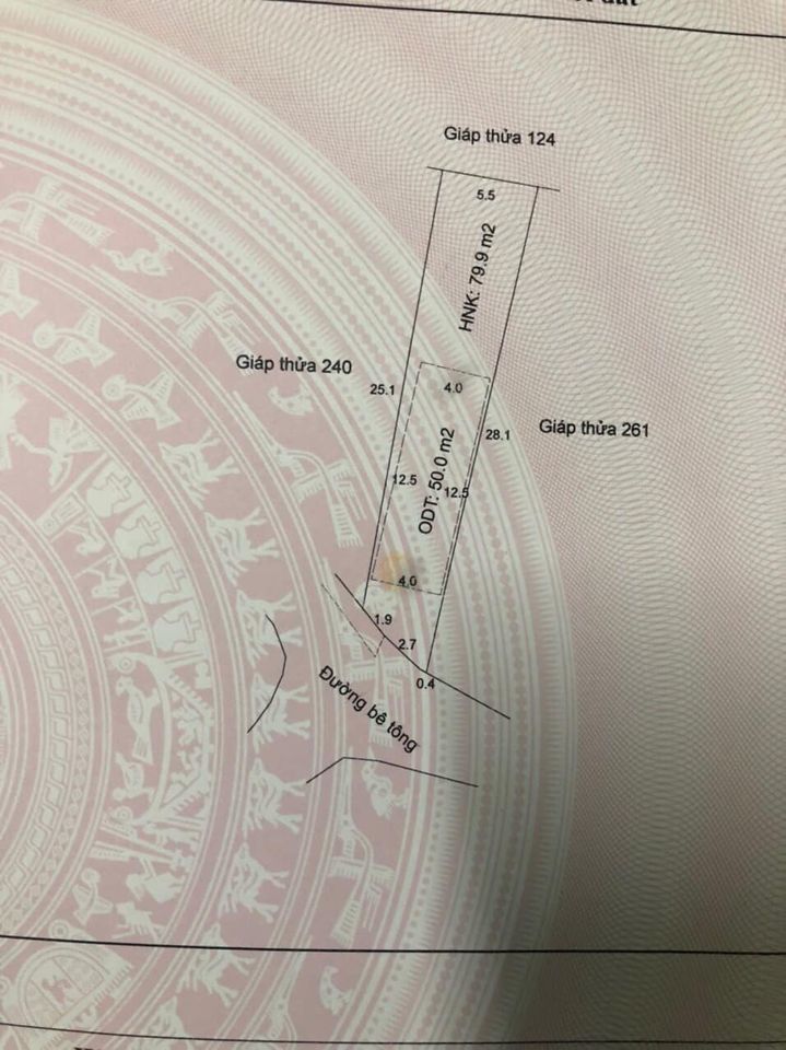 Bán đất gần quốc lộ 279 và đường A1-C4