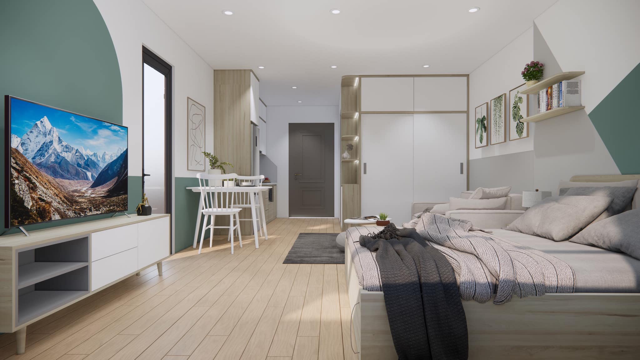 Căn hộ 1+ (1WC) tối ưu không gian, để ở hay đầu tư đều cực tốt