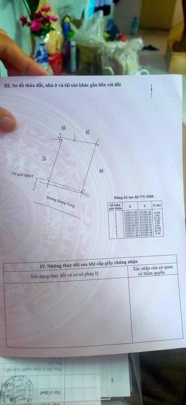 Bán Miếng Đất Cực đẹp tại thị trấn Khánh Vĩnh Mặt tiền Quang Trung