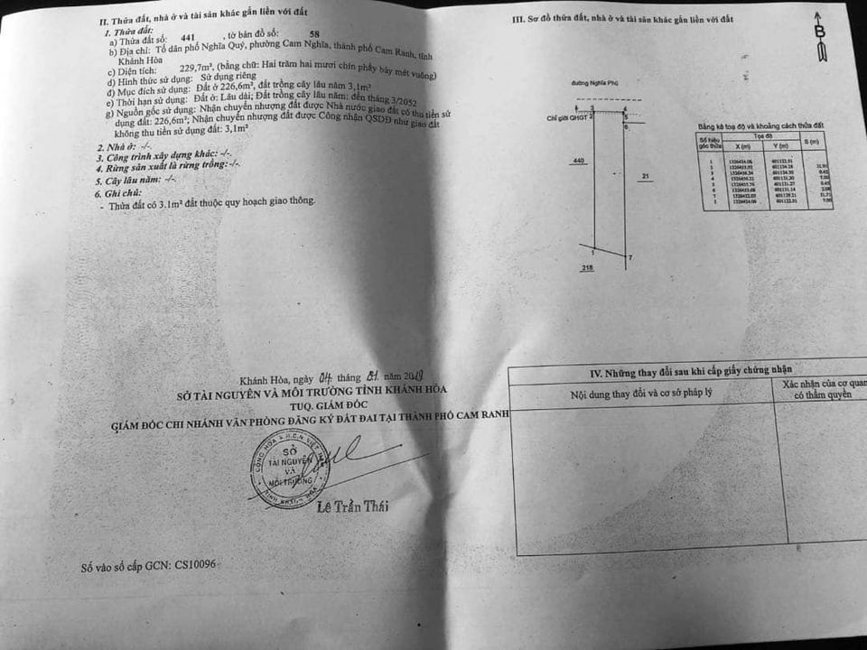 Bán Lô Đất Nghĩa Phú Cam An Nghĩa Cam Lâm Cam Ranh Khánh Hòa