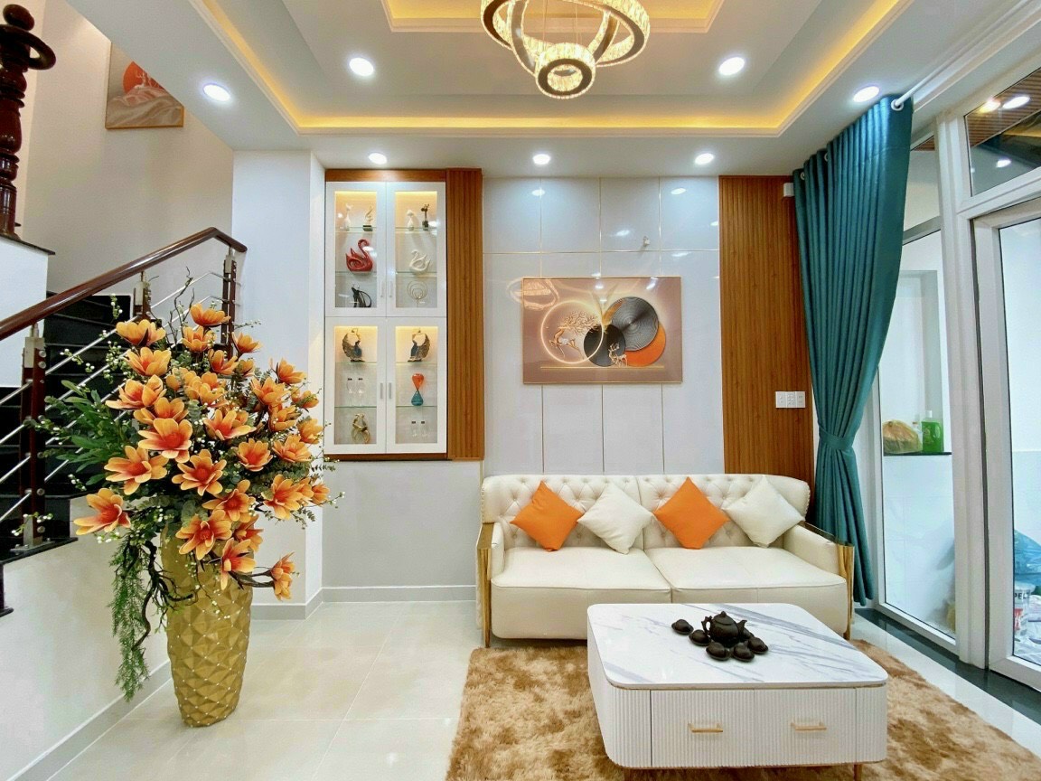 Nhà đẹp, hẻm 4m, Hồ Biểu Chánh, 4 x 12.6m, 2 lầu, giá 8.7 tỷ Bớt, DT 50m², Giá 8.7 Tỷ
