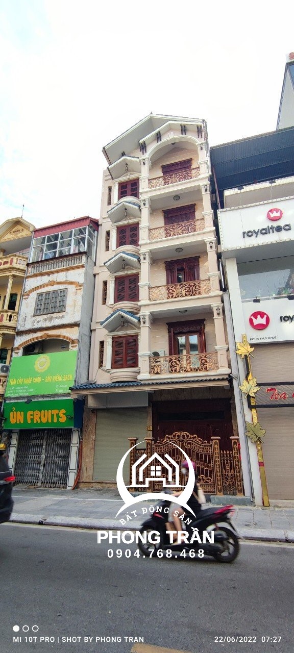 Bán nhà mặt phố Thụy Khuê, Tây Hồ 69m2, Kinh doanh Đỉnh, Giá chỉ: 25 tỷ