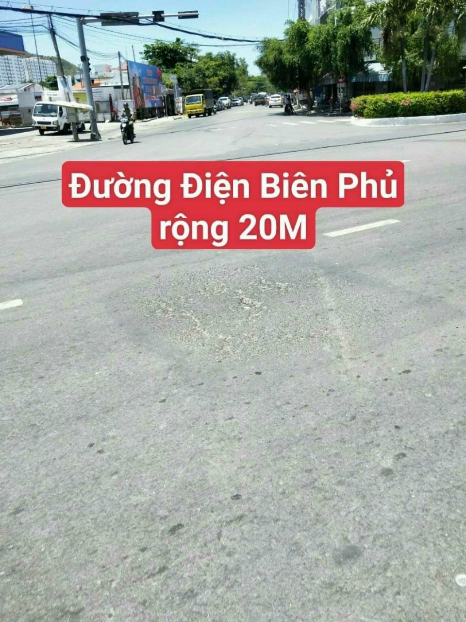 Ngợp ngân hàng bán đất mặt tiền đường Điện Biên Phủ Phường Vĩnh Hoà, Tp. Nha Trang.