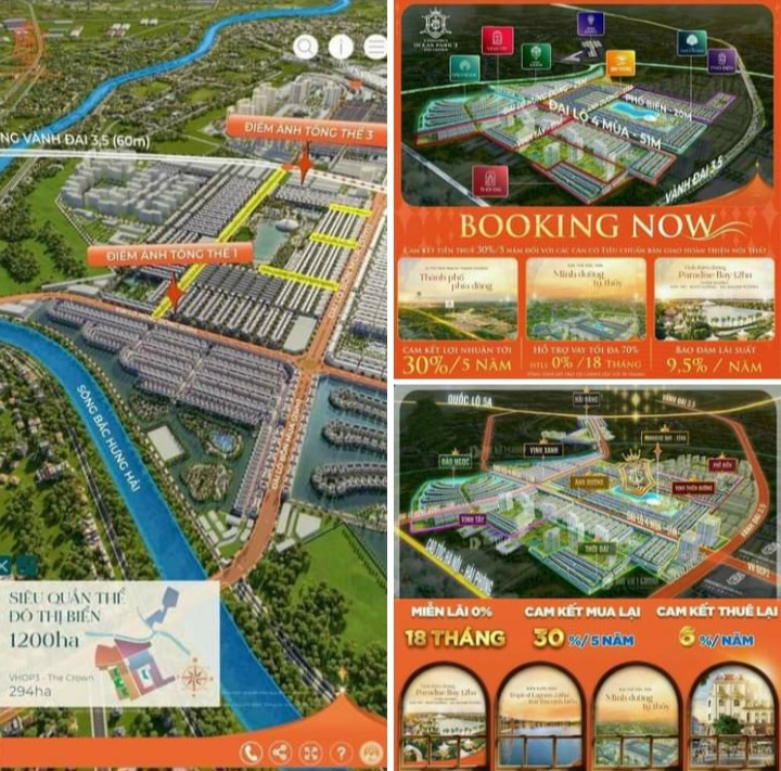 VỊNH THIÊN ĐƯỜNG PARADISE BAY 12HA THIÊN ĐƯỜNG GIẢI TRÍ, NGHỈ DƯỠNG, DU NGOẠN 5 CHÂU TẠI VINHOMES OCEAN PARK 3 THE CROWN