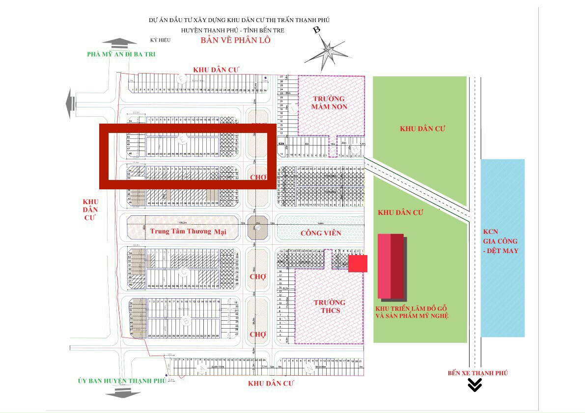 Bán đất nền mặt tiền chợ đầu tư sinh lời cao
