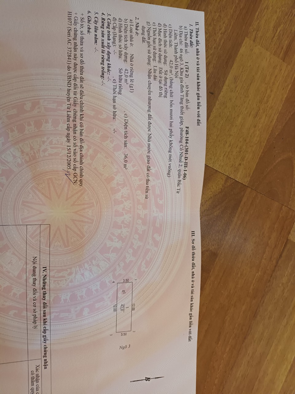 Cần tiền bán GẤP nhà cạnh Học Viện Cảnh Sát ngõ 5m . Giá 4,4 tỷ( có thương lượng) do cần tiền gấp