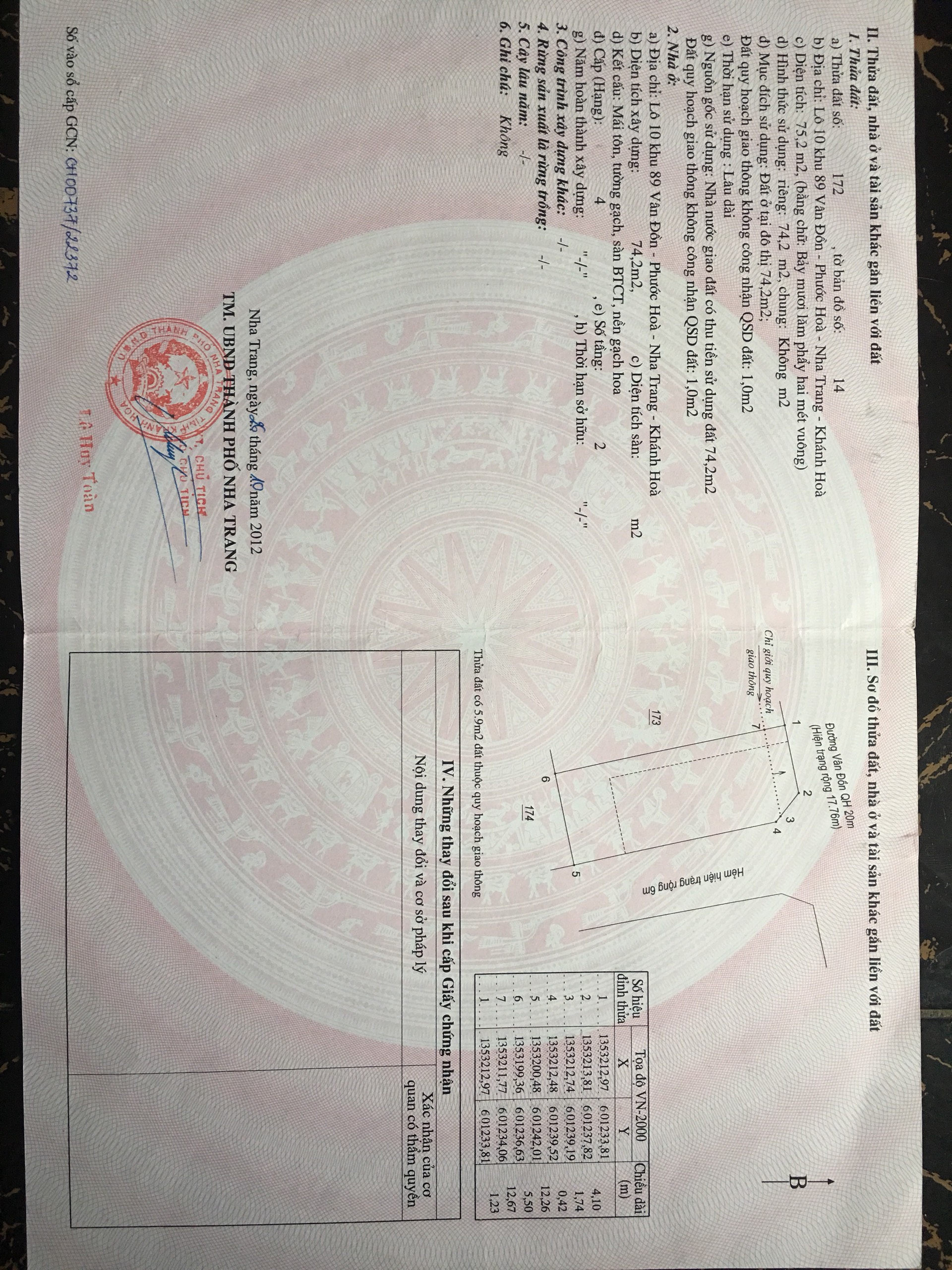 Nhà mặt tiền trung tâm thành phố